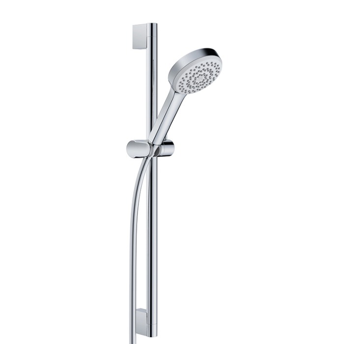 Set de duș, Kludi, sDive, cu pară 1S, bară de 60cm și furtun de 160cm, crom [1]
