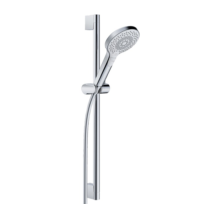 Set de duș, Kludi, xDive, cu pară 3S, bară de 60cm și furtun de 160cm, crom [1]
