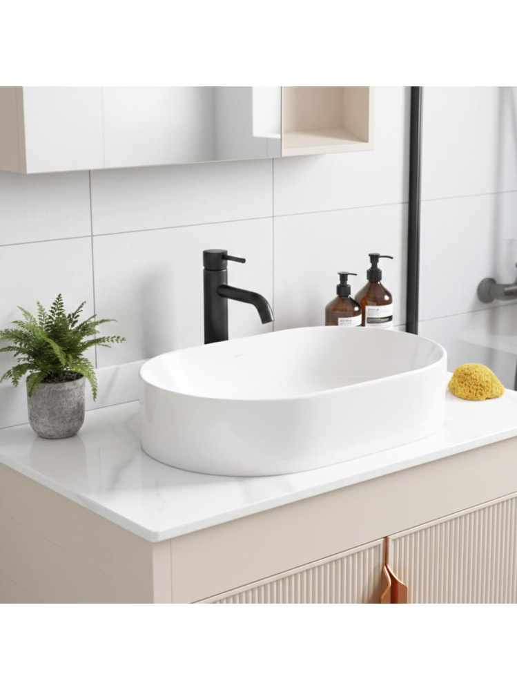 Set de mobilier de baie cu blat Modo 60cm Bej [7]