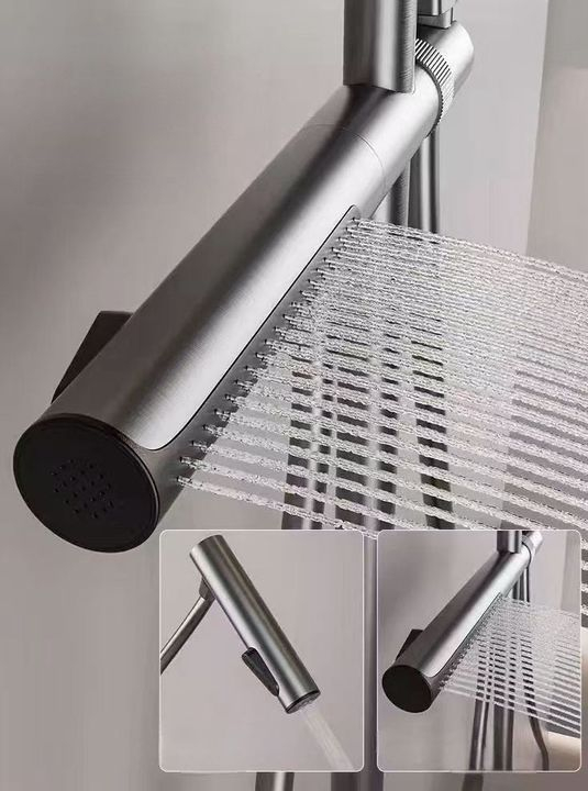 Set dus cu termostat REA Pedro negru [4]