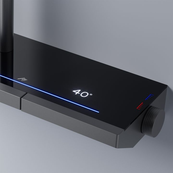 Set dus cu termostat REA Pedro titan [2]