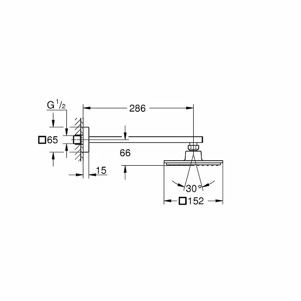 Set dus fix Grohe Euphoria Cube 150 cu 1 jet [2]