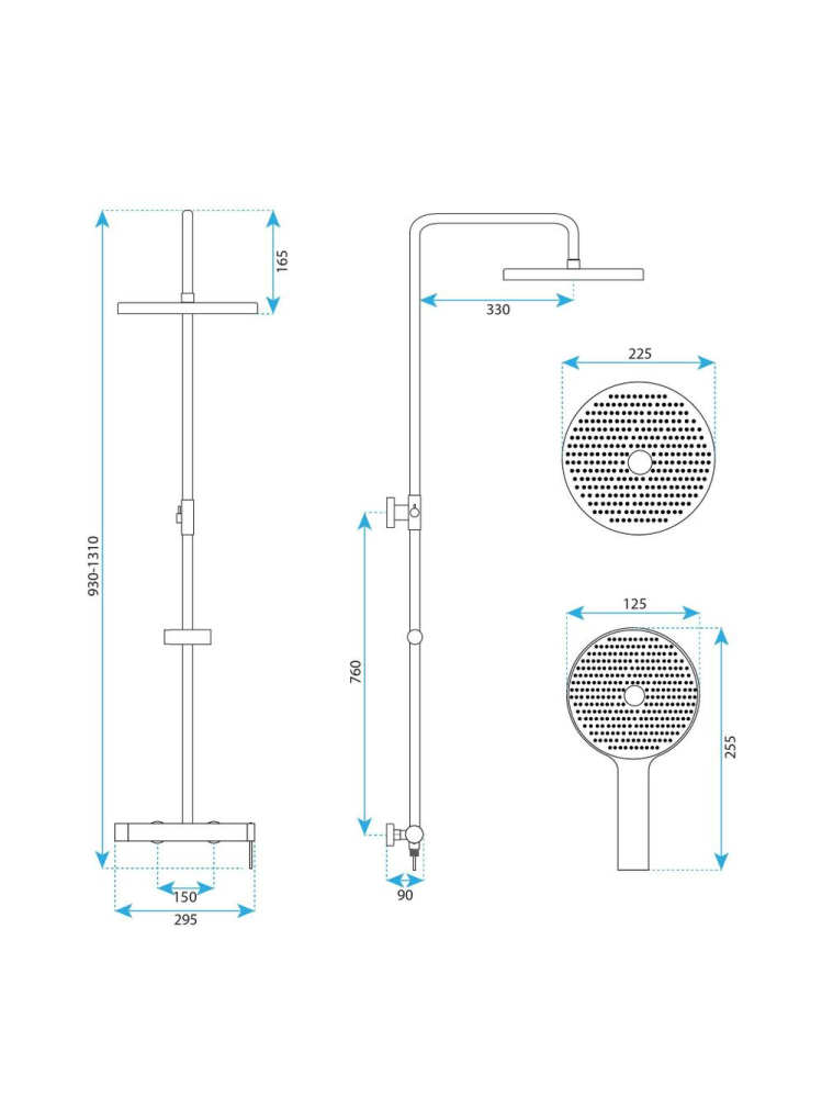 Set dus Rea Foss Clif cupru periat [6]