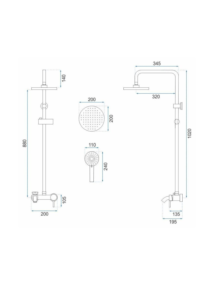 Set dus Rea Luis cupru periat [8]