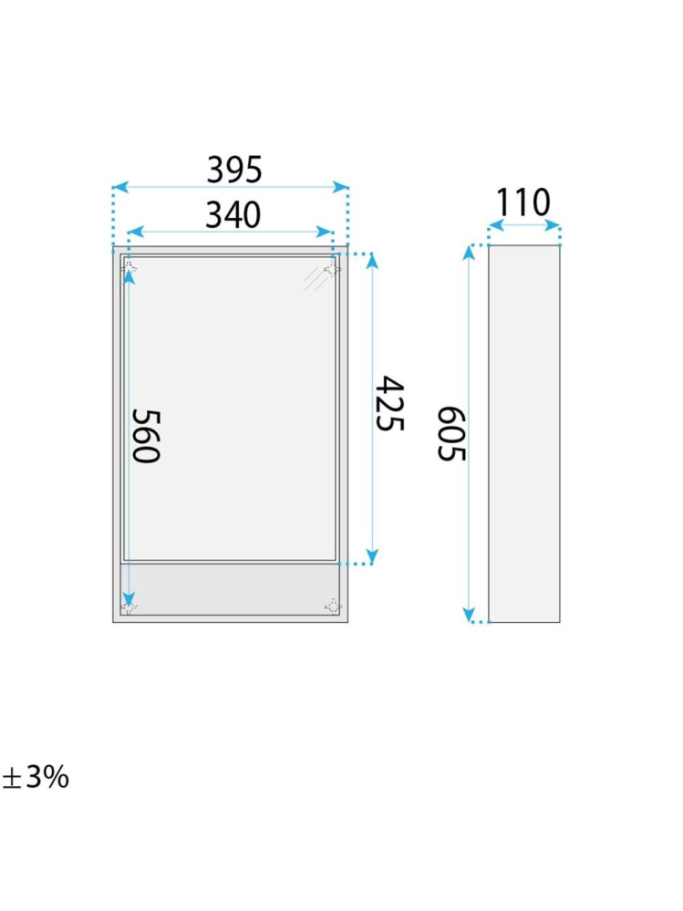 Set mobilier de baie cu lavoar Gama T25023 HHL 50CM maro [13]