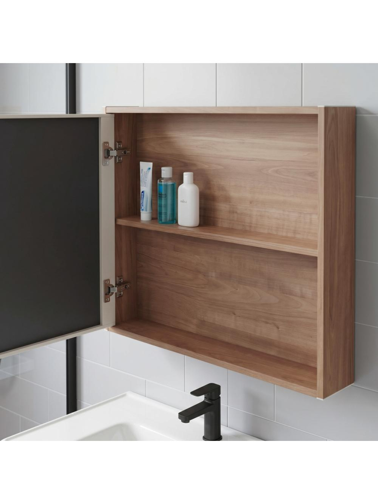 Set mobilier de baie cu lavoar Gama T25023 HHL 80CM maro [7]
