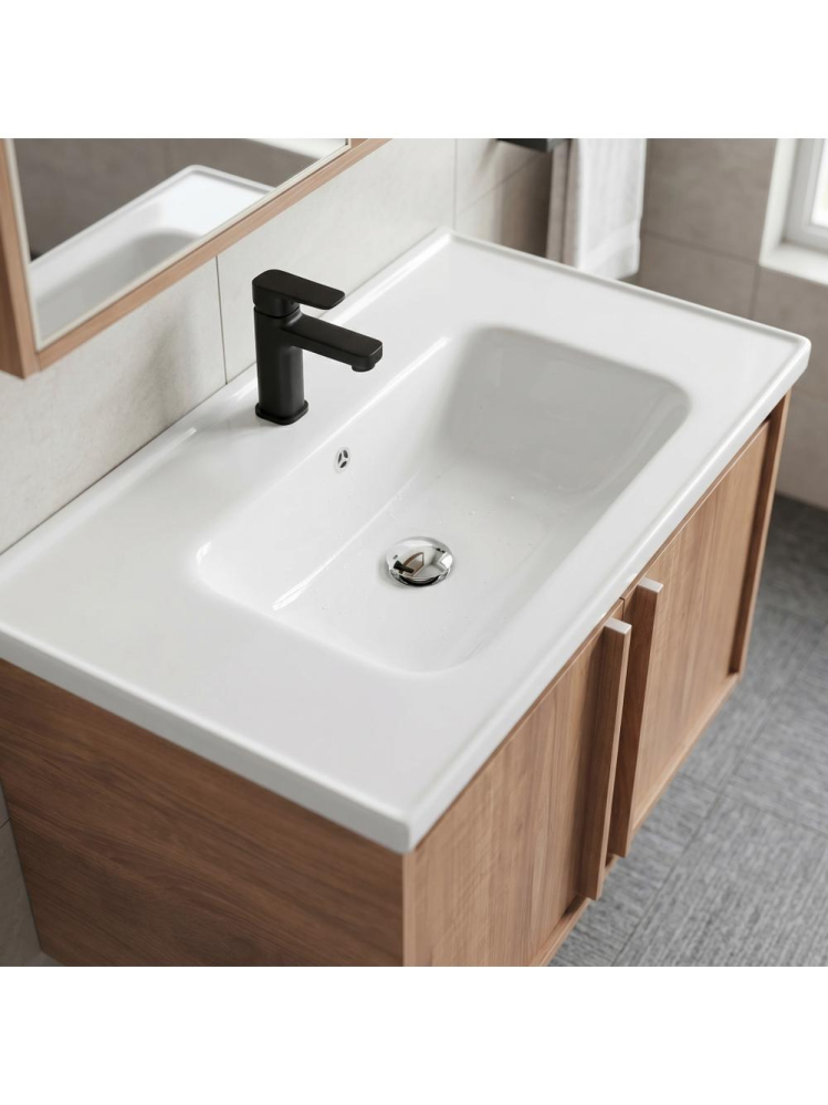 Set mobilier de baie cu lavoar Gama T25023 HHL 80CM maro [6]
