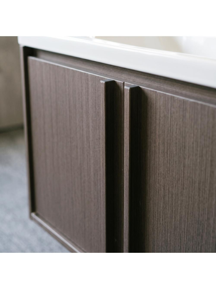 Set mobilier de baie cu lavoar Gama T25023 KJM 70CM maro [8]