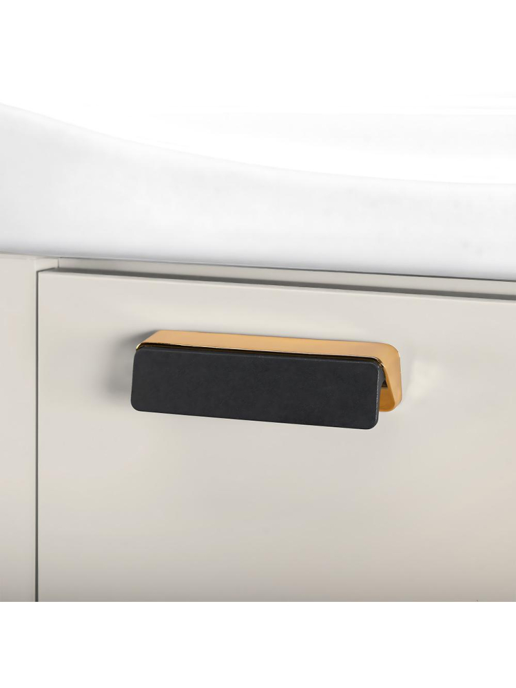 Set mobilier de baie cu lavoar Molly 40cm Bej [3]