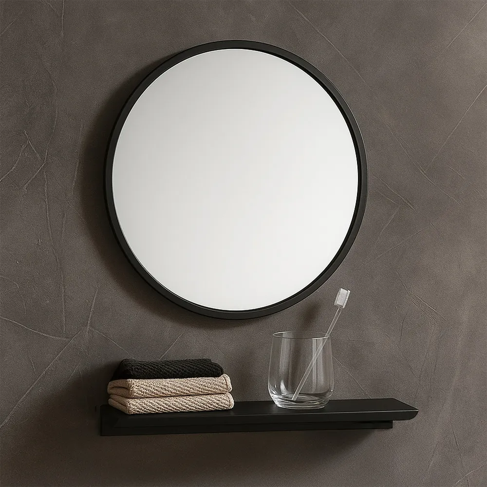 Set mobilier de baie cu lavoar Molly 40cm Alb [5]