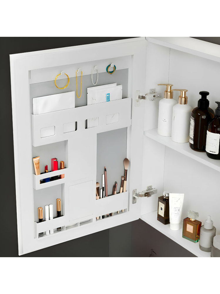 Set mobilier de baie cu lavoar Monti 60cm alb [5]