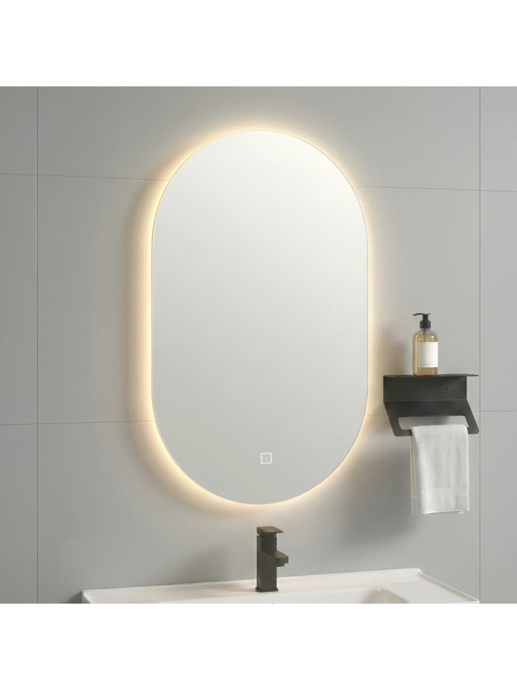 Set mobilier de baie cu lavoar Toledo 80cm Grey [5]