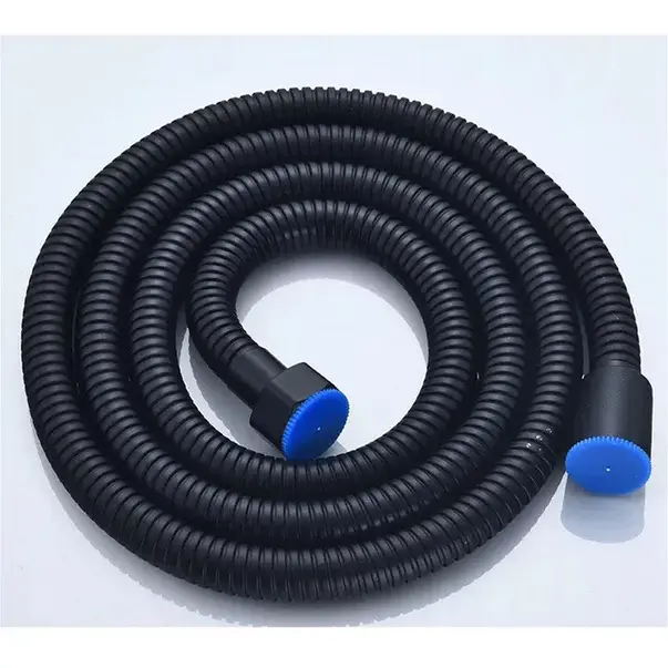 Set para cu suport si furtun de dus Rea negru [5]