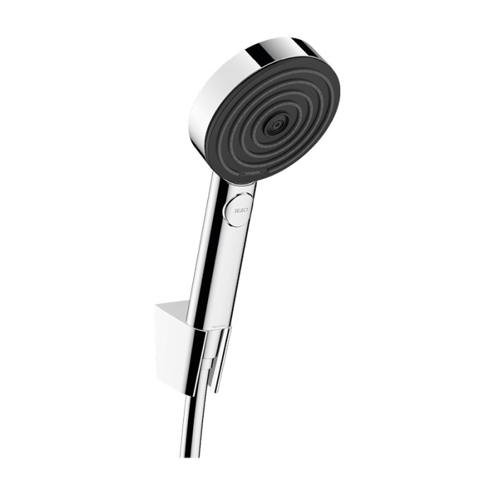 Set para de dus, Hansgrohe, Pulsify Select S, cu suport de para si furtun 1,6 m, crom [1]
