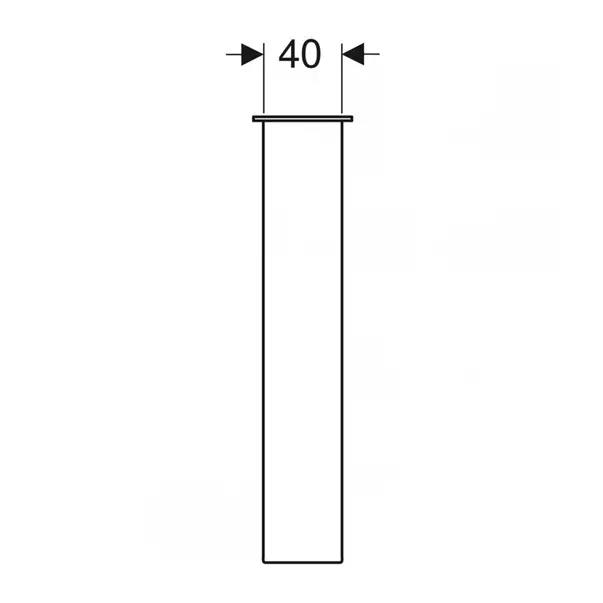 Set picioare pentru mobilier Geberit Modo reglabile 23-24.5 cm crom [3]