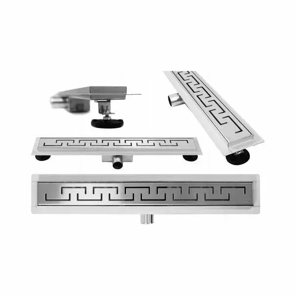 Set rigola pentru dus plus capac 100 cm Rea Greek Inox [3]