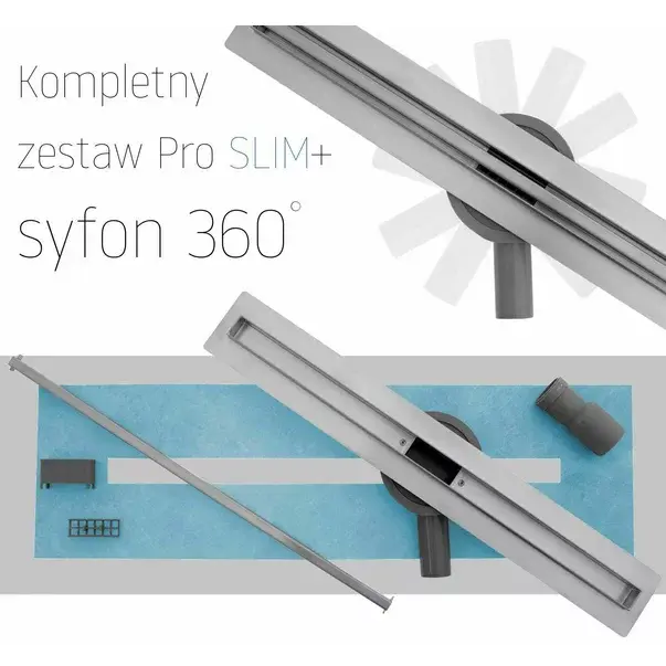 Set rigola pentru dus plus capac 50 cm Rea Neo Slim Pro Inox [8]
