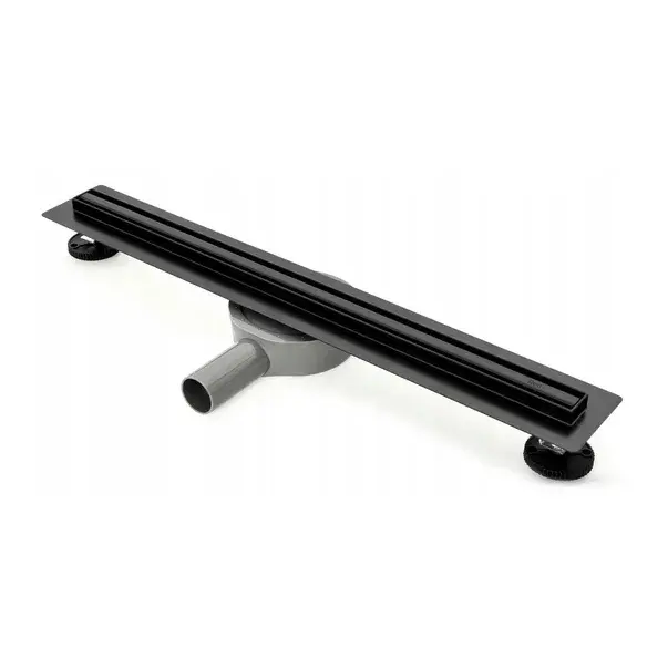 Set rigola pentru dus plus capac 50 cm Rea Neo Slim Pro negru [6]