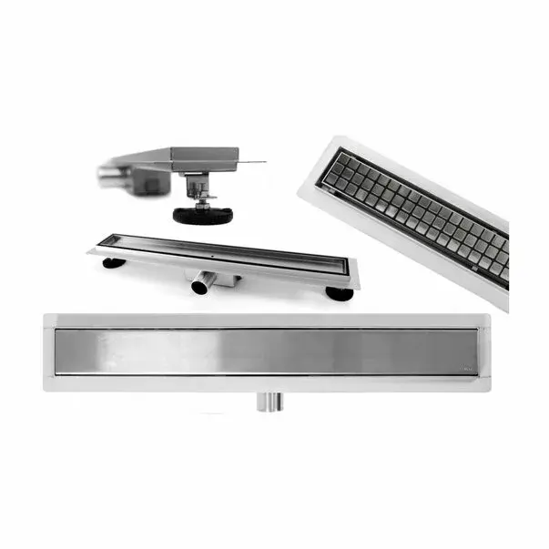 Set rigola pentru dus plus capac 50 cm Rea Pure Neo Inox [1]