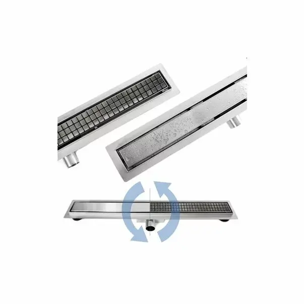 Set rigola pentru dus plus capac 60 cm Rea Pure Neo Inox [4]
