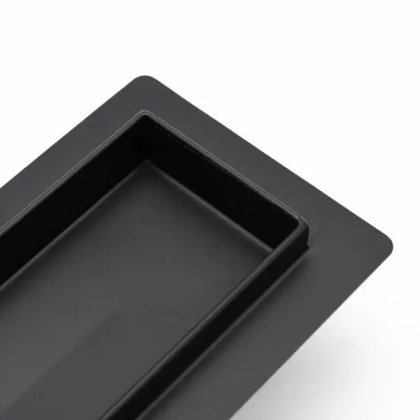 Set rigola pentru dus plus capac 80 cm Rea Greek Negru Mat [7]