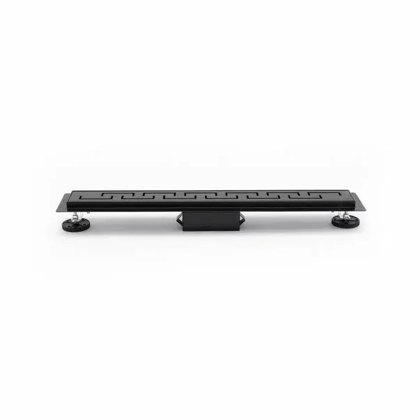 Set rigola pentru dus plus capac 80 cm Rea Greek Negru Mat [9]