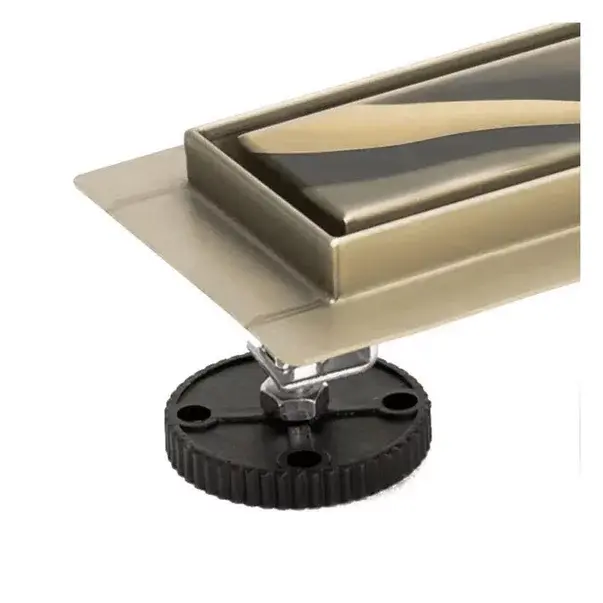 Set rigola pentru dus plus capac 80 cm Rea Neo Pure Mirror Pro auriu [5]