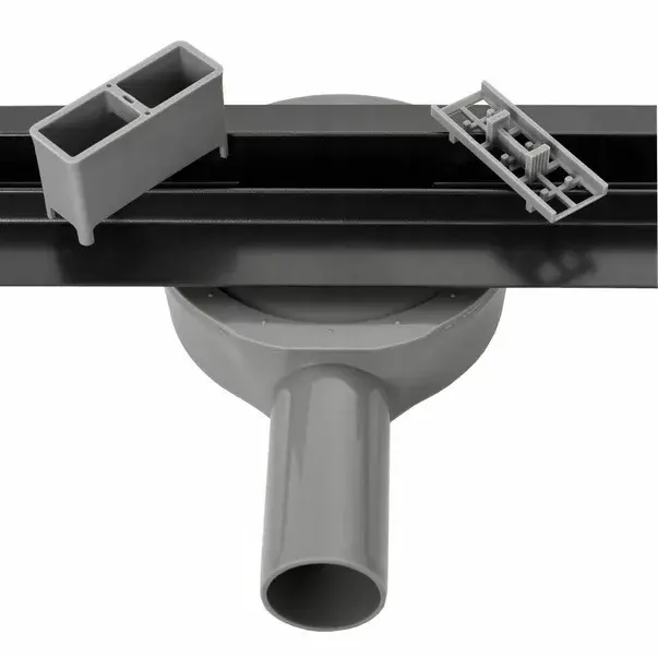 Set rigola pentru dus plus capac 80 cm Rea Neo Slim Pro negru [12]