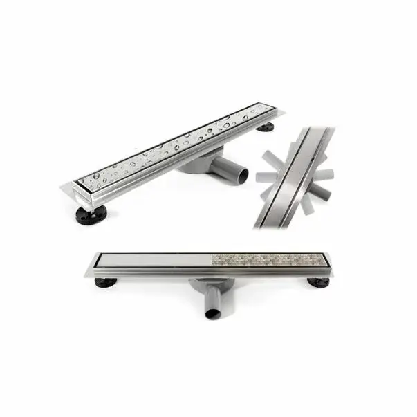 Set rigola pentru dus plus capac 80 cm Rea Pure Neo Pro Inox [3]