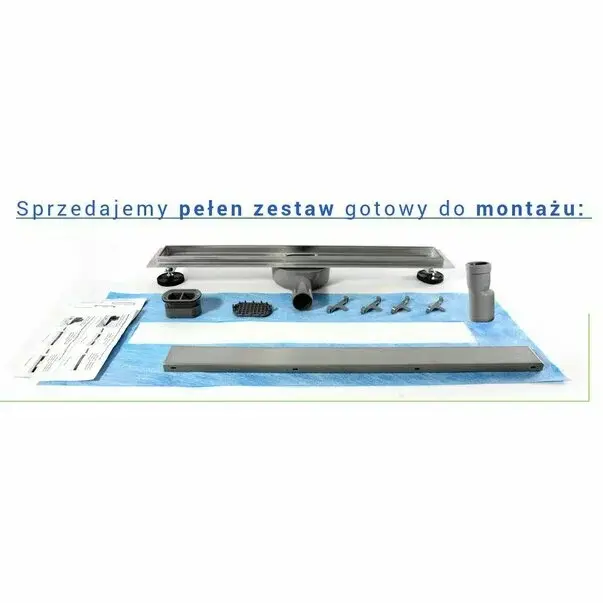 Set rigola pentru dus plus capac 80 cm Rea Pure Neo Pro Inox [4]