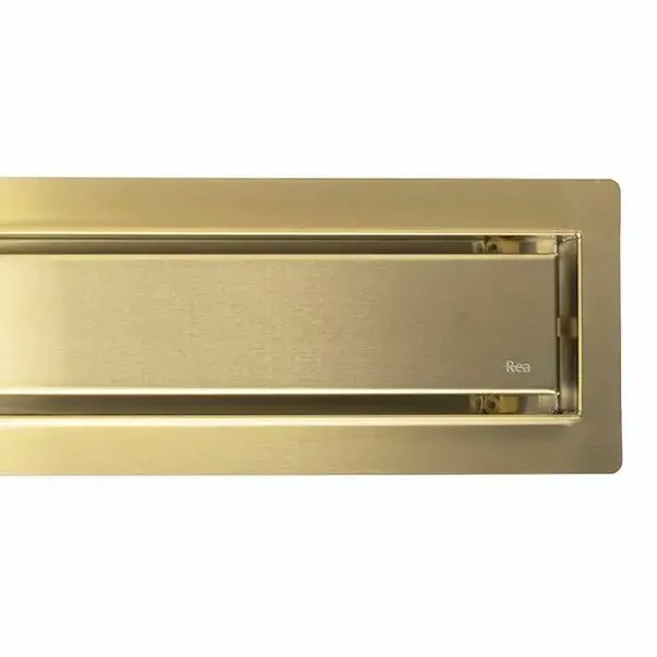Set rigola pentru dus plus capac auriu periat Rea Neox Pro 90 cm [7]