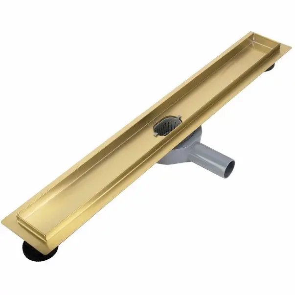 Set rigola pentru dus plus capac auriu periat Rea Neox Pro 90 cm [4]