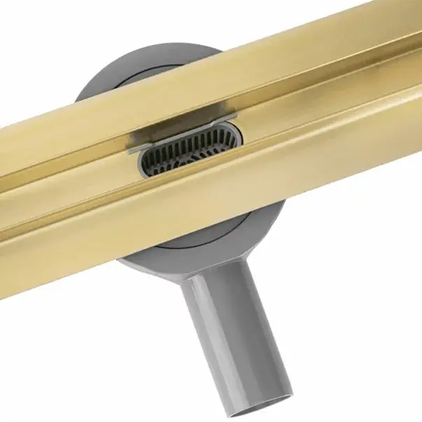 Set rigola pentru dus plus capac auriu periat Rea Neox Slim Pro 90 cm [7]