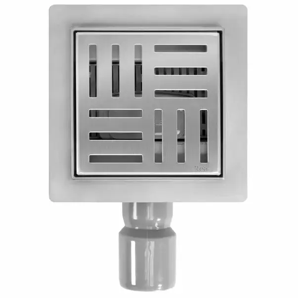 Set rigola pentru dus plus capac inox periat Rea Cross 12 cm [2]