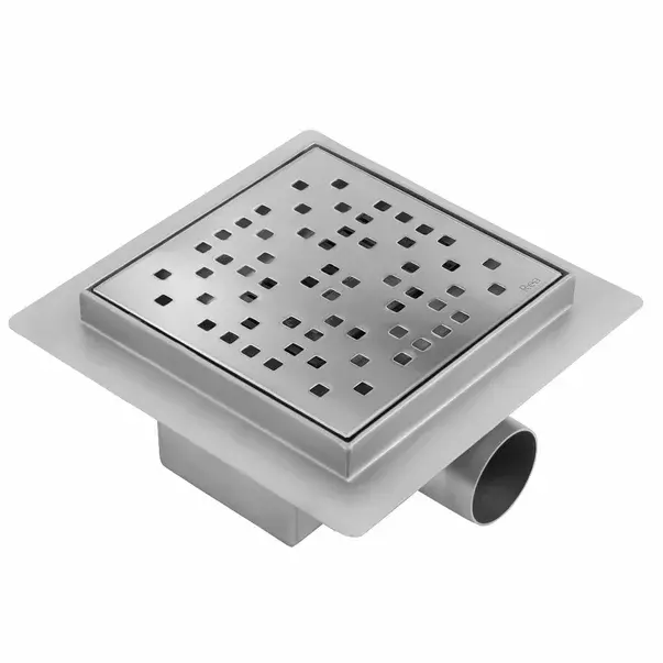 Set rigola pentru dus plus capac inox periat Rea Dots 15 cm [3]
