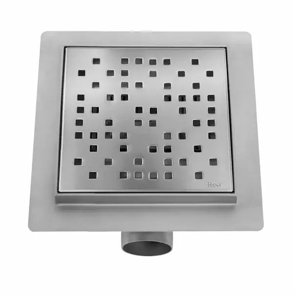 Set rigola pentru dus plus capac inox periat Rea Dots 15 cm [4]