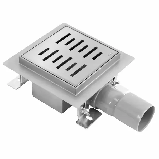 Set rigola pentru dus plus capac inox periat Rea Line 12 cm [1]