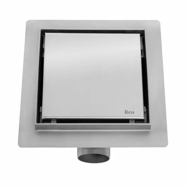 Set rigola pentru dus plus capac inox periat Rea Neo 15 cm [4]