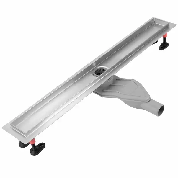 Set rigola pentru dus plus capac inox periat Rea Neox Superflow 60 cm [6]