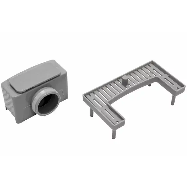 Set rigola pentru dus plus capac inox periat Rea Pure Neo Nickel 100 cm [6]