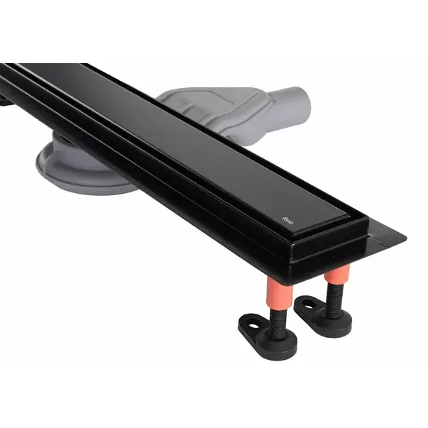 Set rigola pentru dus plus capac negru Rea Neox Superflow 90 cm [7]