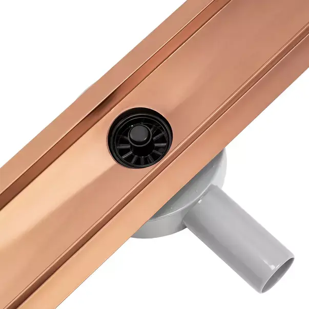 Set rigola pentru dus plus capac Rea Neo Pure finisaj cupru periat 70 cm [6]