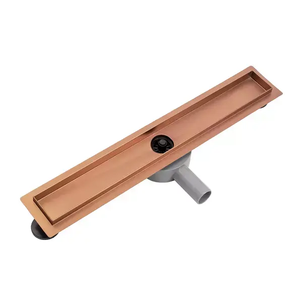 Set rigola pentru dus plus capac Rea Neo Pure finisaj cupru periat 70 cm [7]