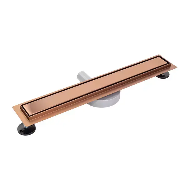 Set rigola pentru dus plus capac Rea Neo Pure finisaj cupru periat 70 cm [2]