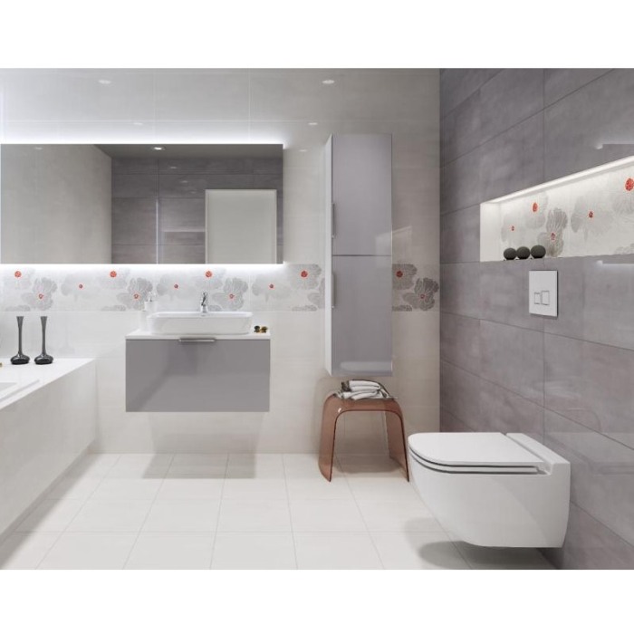 Set vas WC Cersanit, Caspia New, suspendat, Rimless cu capac Soft-Close inclus [4]