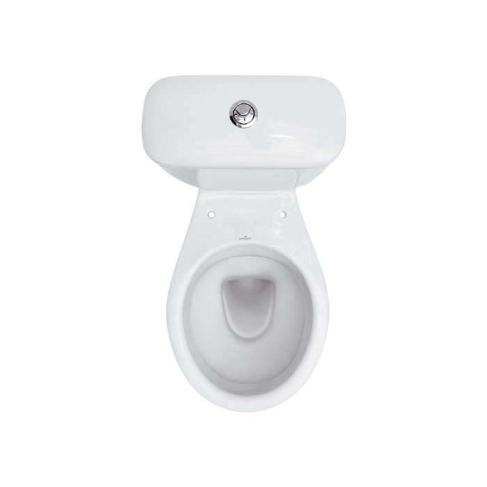Set vas WC Cersanit, President, evacuare verticala, cu rezervor si capac inclus, alb [5]