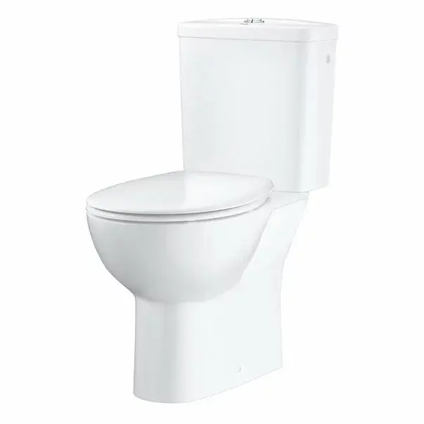 Set vas WC pe pardoseala Grohe Bau Ceramic Rimless cu rezervor asezat si capac softclose [5]