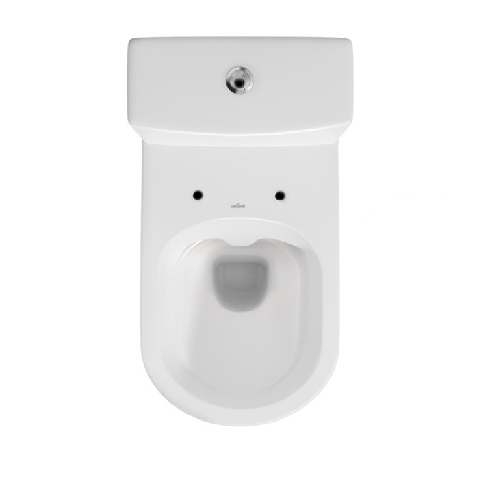 Set vas wc stativ, Cersanit, City New, rimless, cu rezervor si capac soft-close inclus [4]