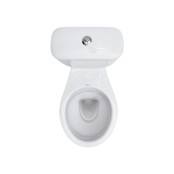 Set vas WC stativ Cersanit, President, cu rezervor si capac din polipropilena inclus, alb [5]