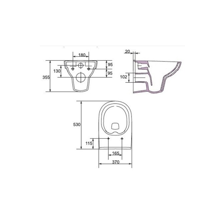 Set vas WC suspendat, Cersanit, City, Rimless, cu capac Soft-Close si Easy Off inclus [2]